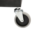 Luxor 3 Level Plastic Utility Tub Cart w/ 500 lb Capacity, Raised Ledges (SEC111HD-B) thumbnail 6