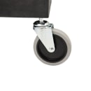 Luxor 2 Level Plastic Utility Tub Cart w/ 500 lb Capacity, Raised Ledges (SEC11HD-B) thumbnail 5