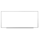 Luxor 96" x 40" Painted Steel Magnetic White Board w/ Aluminum Frame & Tray (WB9640W) thumbnail 2