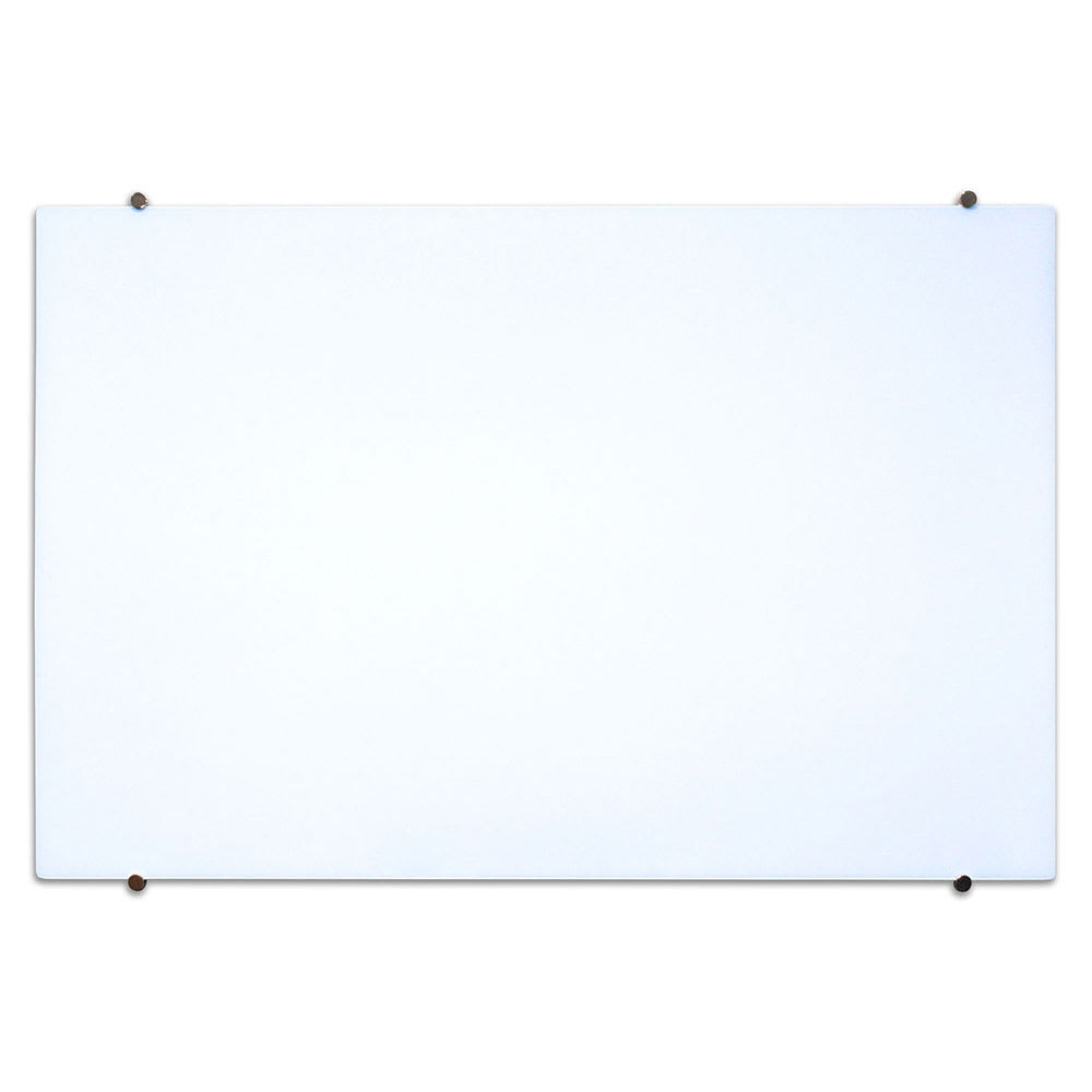 Luxor 60" x 40" Wall-Mounted Glass Board w/ Mounting Pucks (WGB6040M)