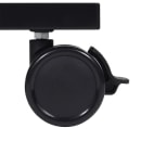 Luxor 40" Mobile Presentation Workstation w/ (4) Shelves - Steel Frame, Black/Gray (WPS4) thumbnail 3