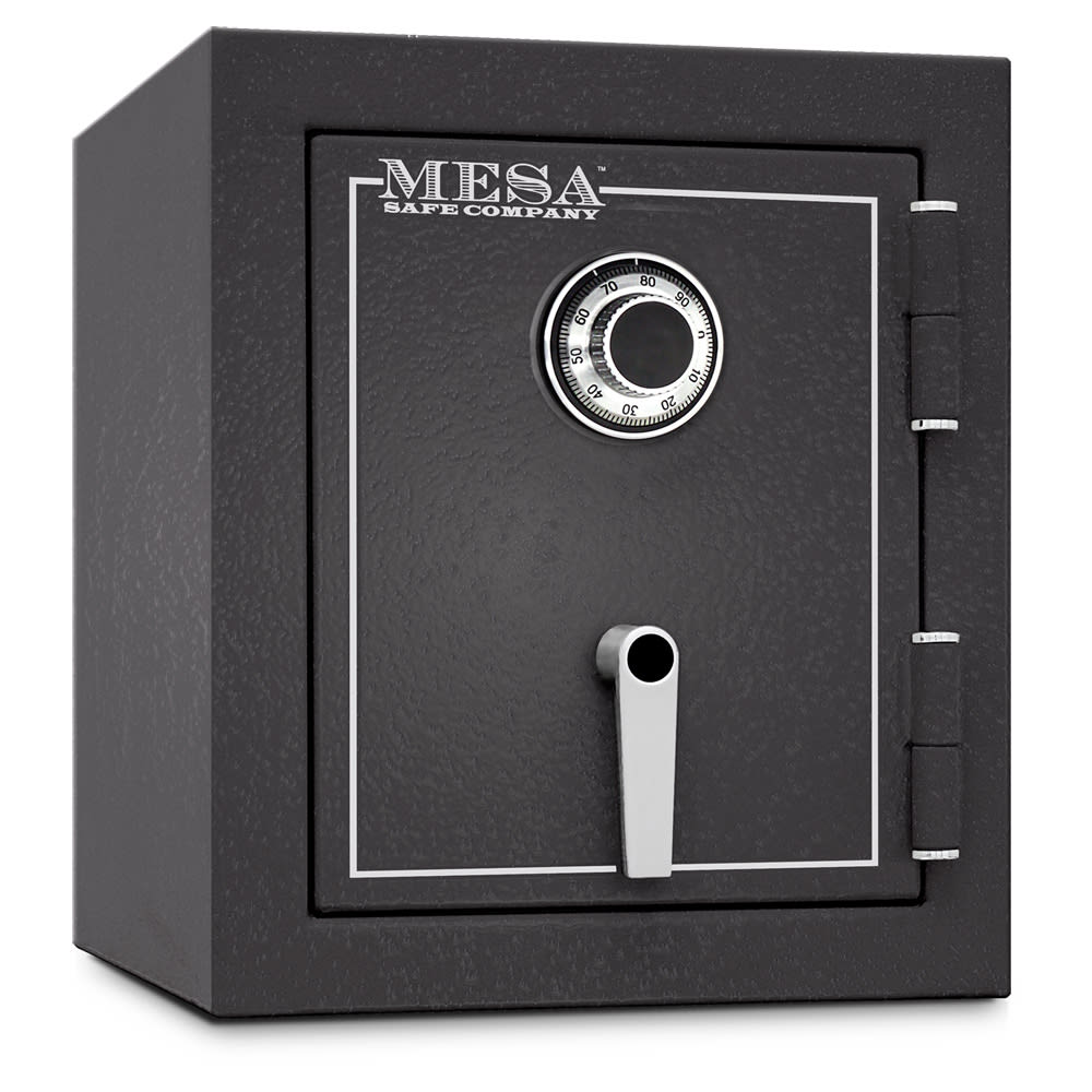 Mesa MBF1512CHGRY 1.7 cu ft Burglary Fireproof Safe w/ Combination Lock