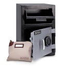 Mesa MFL2014E BLKGR .8 cu ft 1 Compartment Drop Safe w/ Electronic Lock thumbnail 4