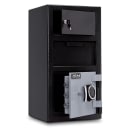 Mesa MFL2014E-OLK BLKGR 1 1/2 cu ft 2 Compartment Drop Safe w/ Electronic Lock thumbnail 2