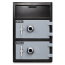 Mesa MFL3020CC BLKGR 3.6 cu ft 2 Compartment Drop Safe w/ Combination Lock thumbnail 2