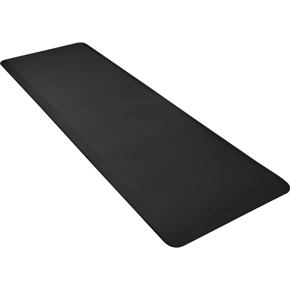 Wellness Mats High Comfort Mat, 2' x 6', (APT) Poly, No-Slip, Black (62WMRBLK)