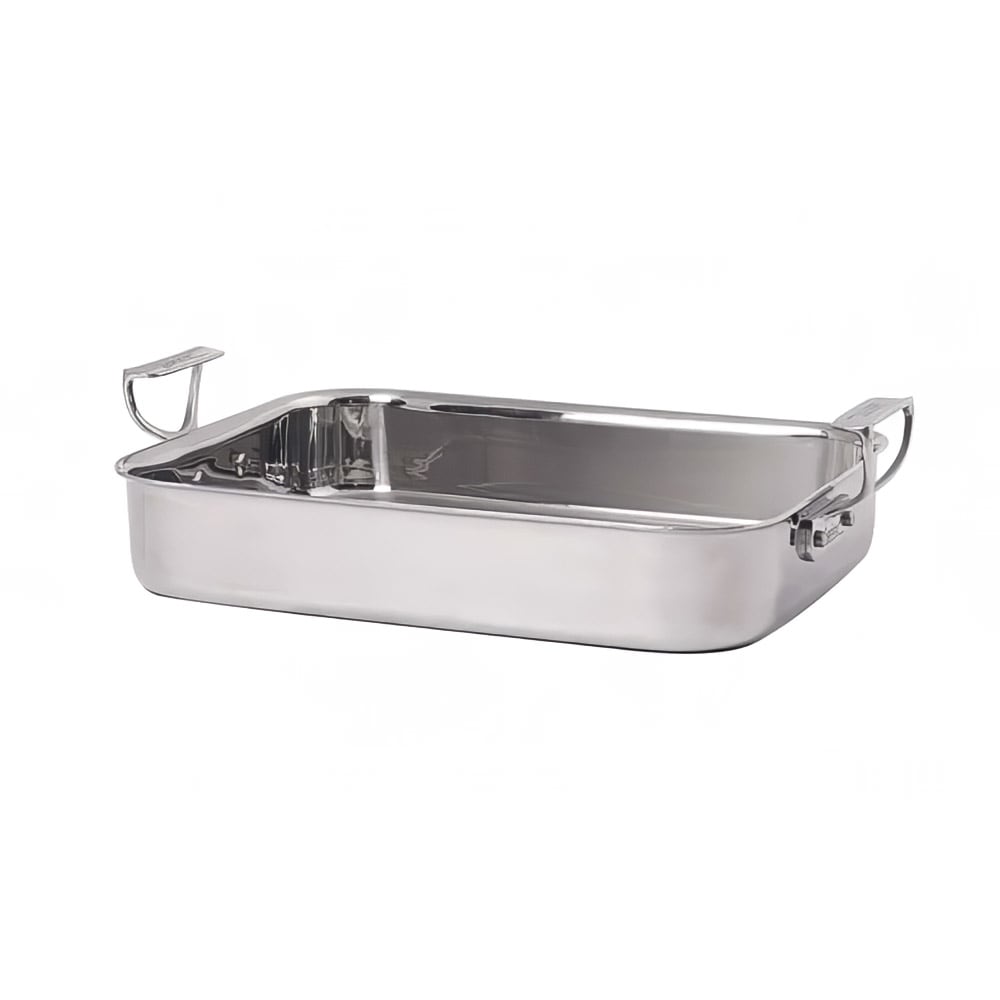 Spring USA 8165-63 3 qt Roasting Pan - 11 4/5"L x 8 3/10" W x 2 2/5"H, Stainless Steel