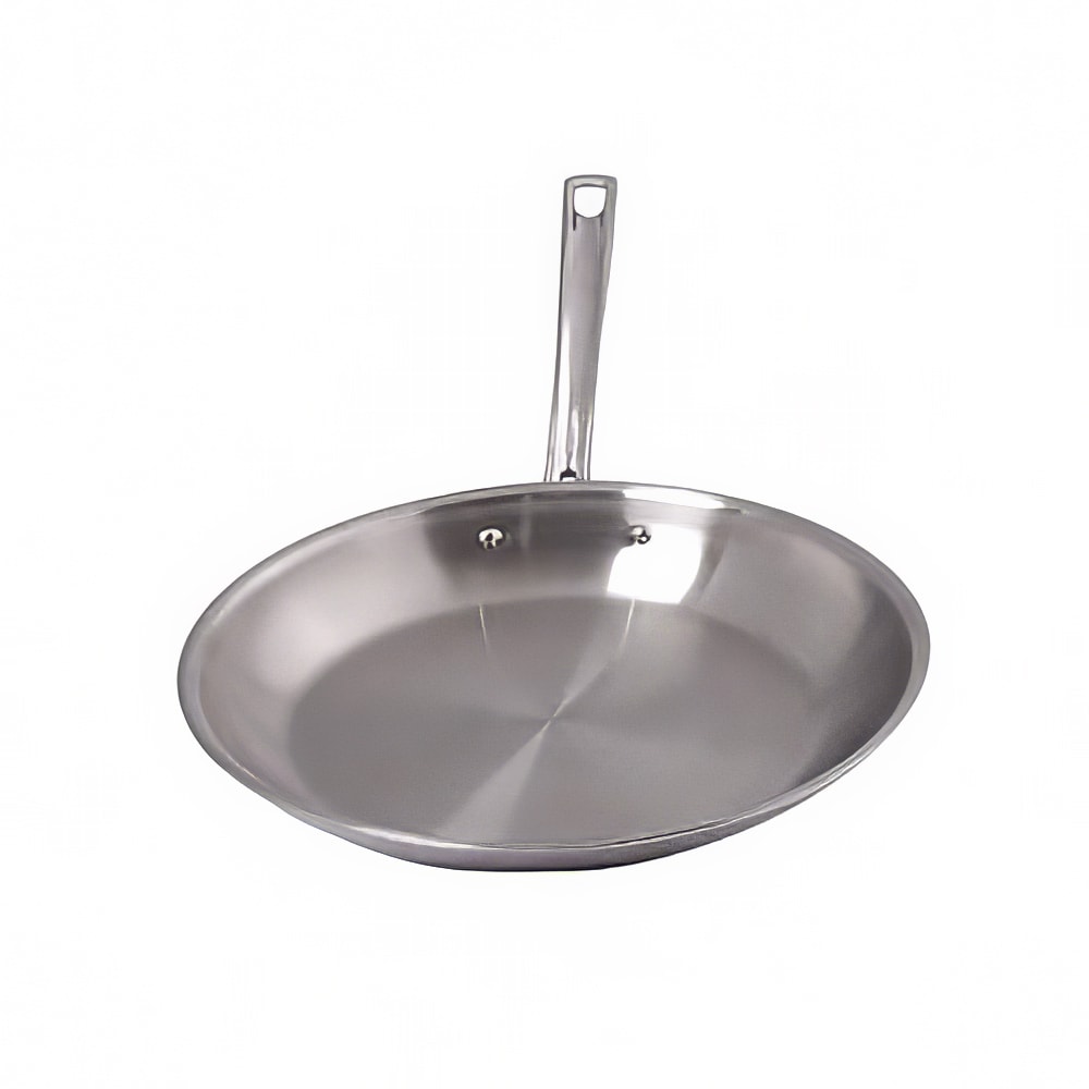 Spring USA 8186-60/30 12" Stainless Steel Frying Pan w/ Solid Metal Handle