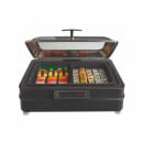 Spring USA HC380-CT 8 qt Hot/Cold Rectangular Chafer w/ Glass Top - Titanium, 110v thumbnail 2