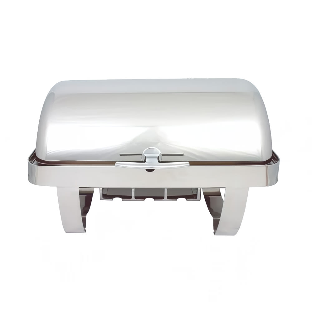 Spring USA K2509-6 9 7/8 qt Rectangular RollTop Chafer - Stainless Steel