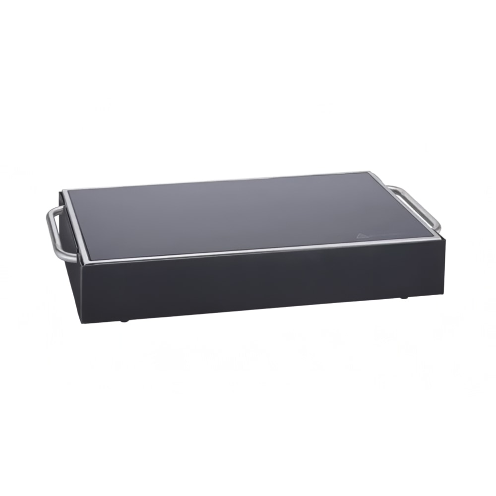 Spring USA ST-1220-T Countertop Warming Tray w/ Handles - 24" x 13 3/4", Black Titanium, 110 120v
