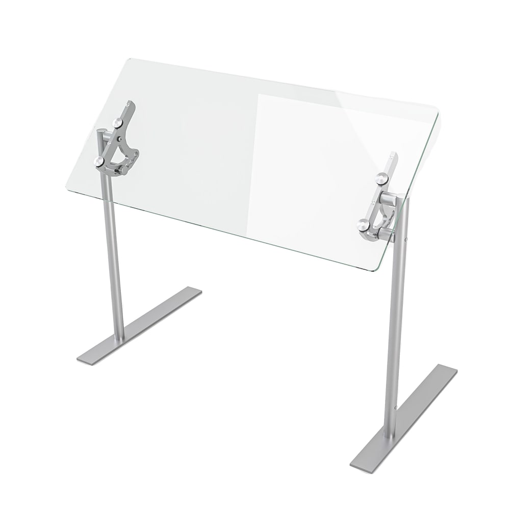 Spring USA VG3-P-24 24" Portable Food Shield - Free-Standing, Adjustable, Glass/Aluminum