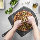 Epicurean 24" Pizza Peel w/ 15" x 14" Blade - Paper Composite, Slate (407-241402) thumbnail 2