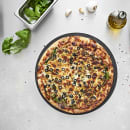 Epicurean 12" Round Pizza Board - Paper Composite, Slate (429-001202) thumbnail 2