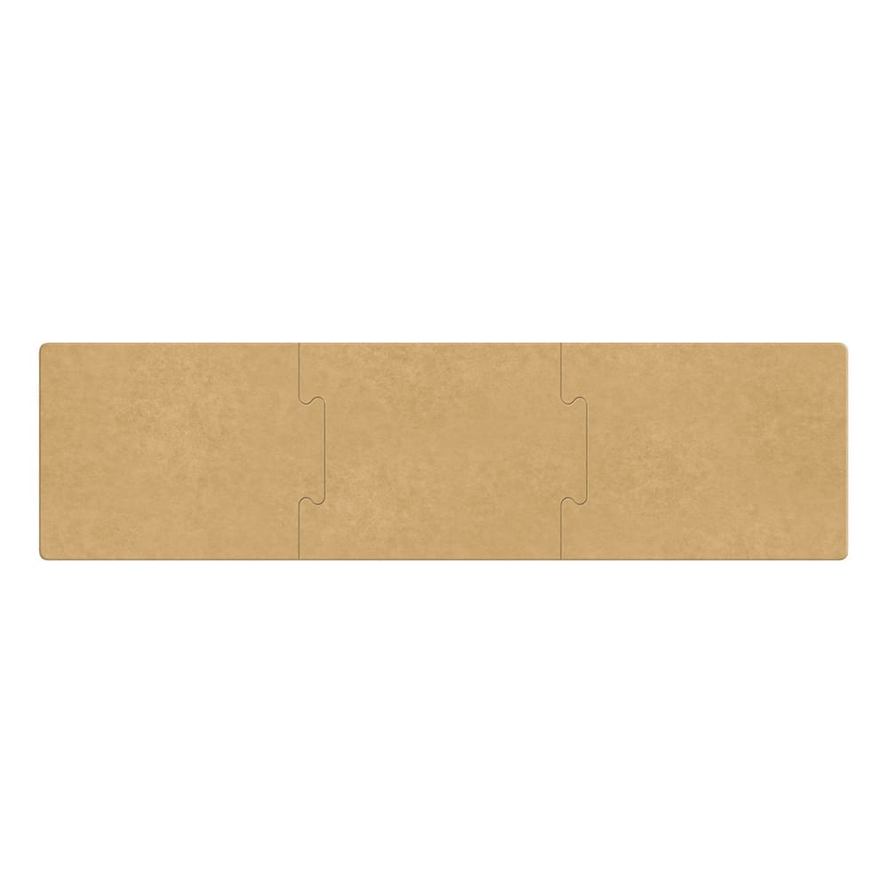 Epicurean 3-Piece Stock Puzzle Board - 12" x 48", Composite Wood, Natural (629-481201)