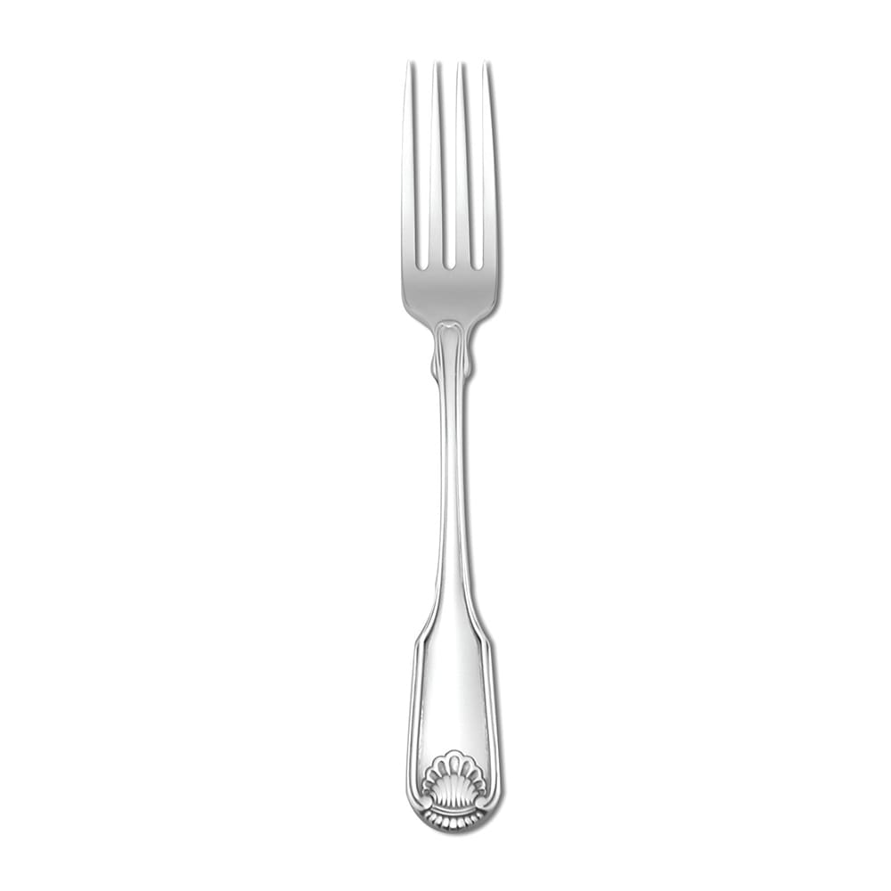 Oneida 7 5/8" Dinner Fork with 18/10 Stainless Grade, Classic Shell Pattern (2496FDNF)