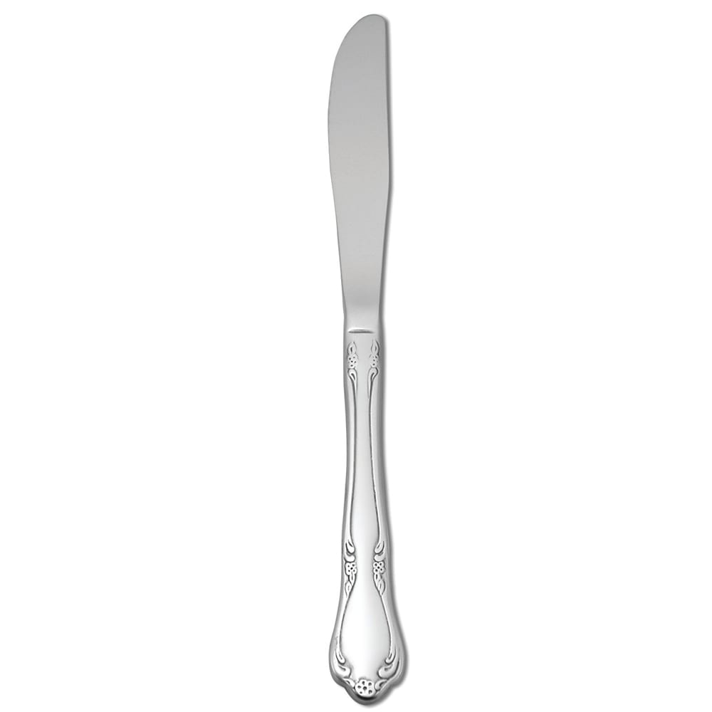 Oneida 8 1/4" Dinner Knife with 18/8 Stainless Grade, Scroll Pattern (2610KPVF)