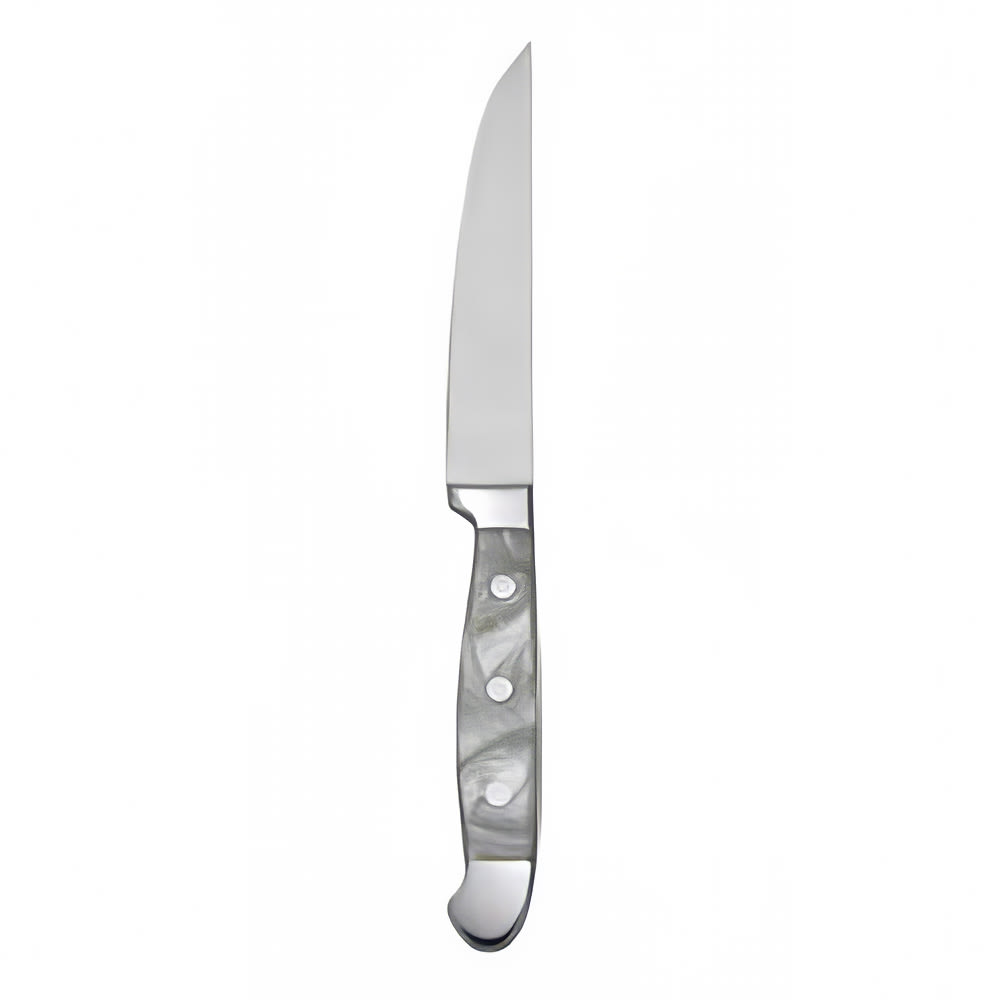 Oneida 9 1/4" Steak Knife - Stainless Steel, Crest Pearl Pattern (B907KSSA)