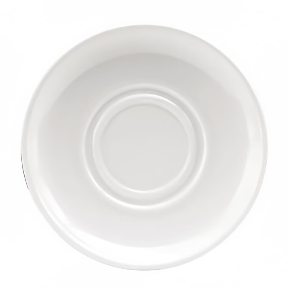 Oneida 5 3/4" Round Tundra™ Saucer - Porcelain, Bone White (F1400000500)