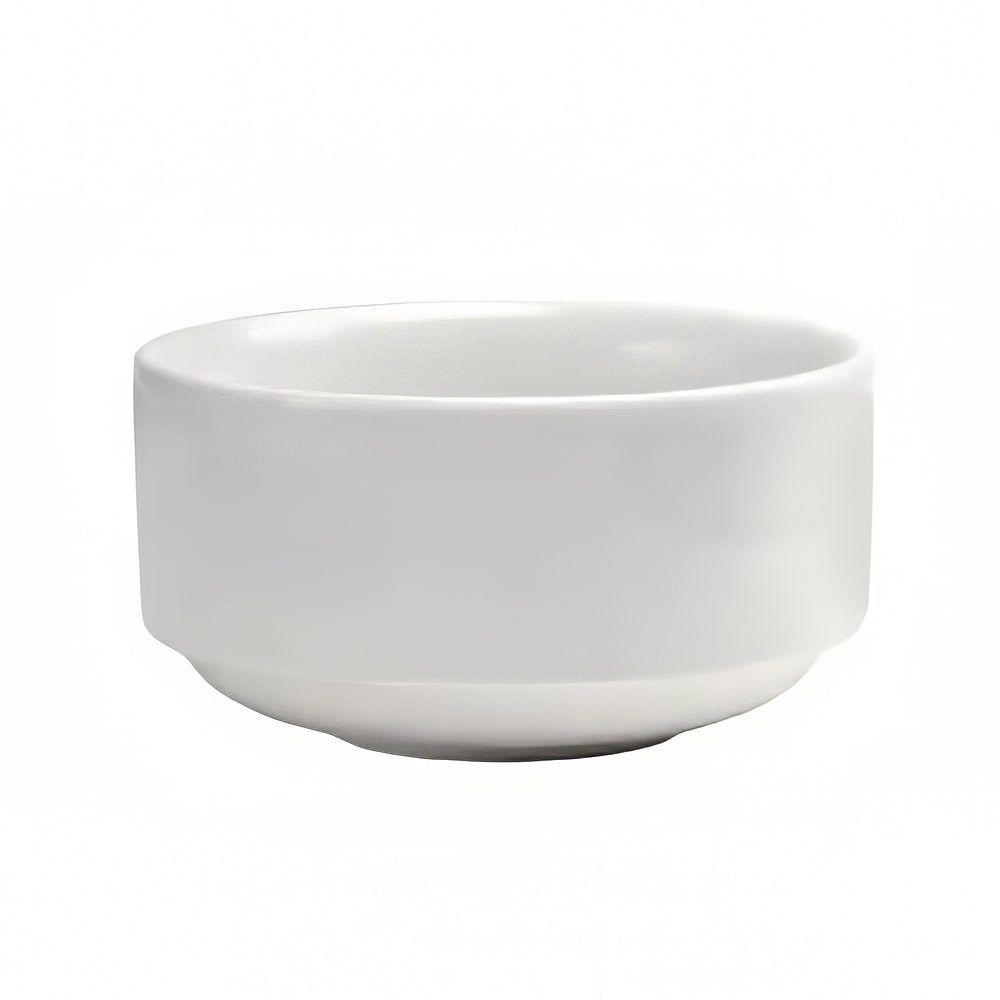 Oneida 10 1/2 oz Round Tundra™ Bouillon Cup - Porcelain, Bone White (F1400000705)