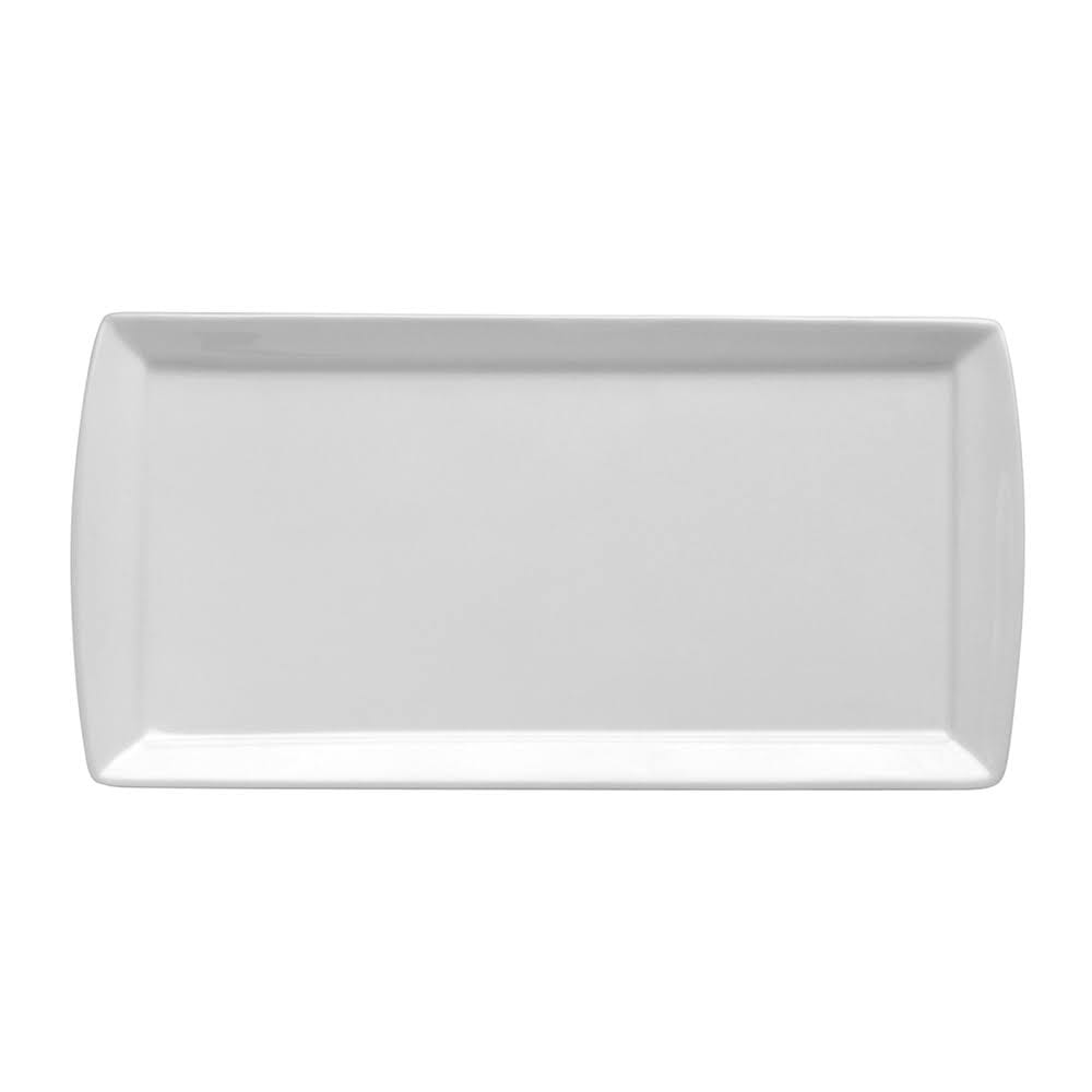 Oneida Rectangular Buffalo Platter - 11 3/4" x 5 7/8", Porcelain, Bright White (F8000000361S)