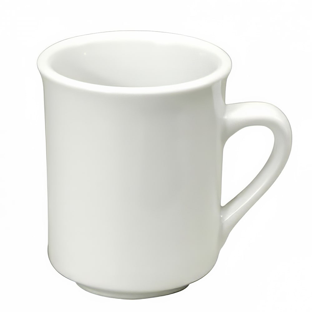 Oneida 8 oz Cafe Mug - Porcelain, Bright White (F8000000560)
