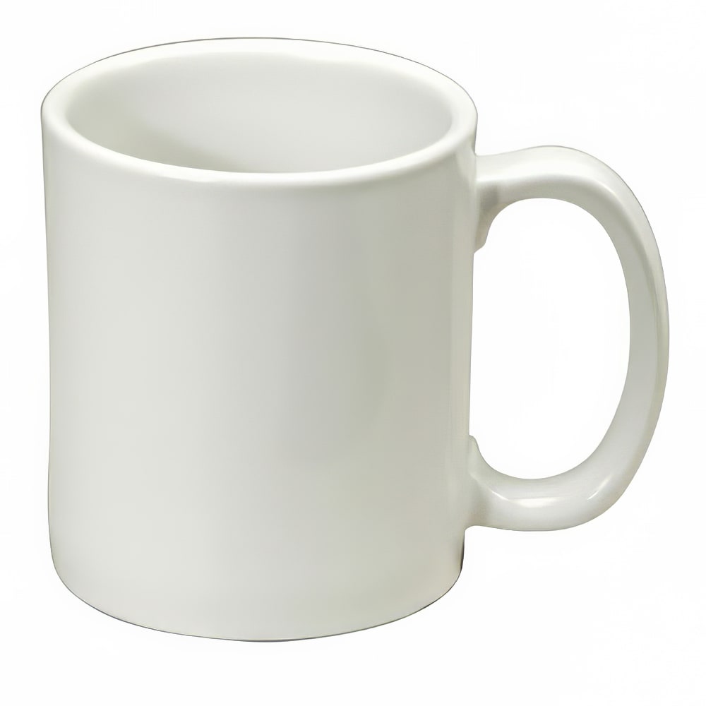 Oneida 11 oz Buffalo Mug - Porcelain, Bright White (F8000000562)