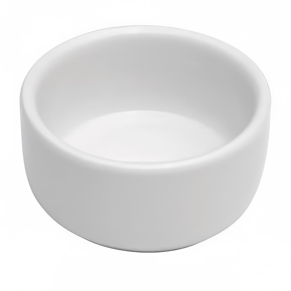 Oneida 2 3/4 oz Round Buffalo Ramekin - Porcelain, Bright White (F8000000614)