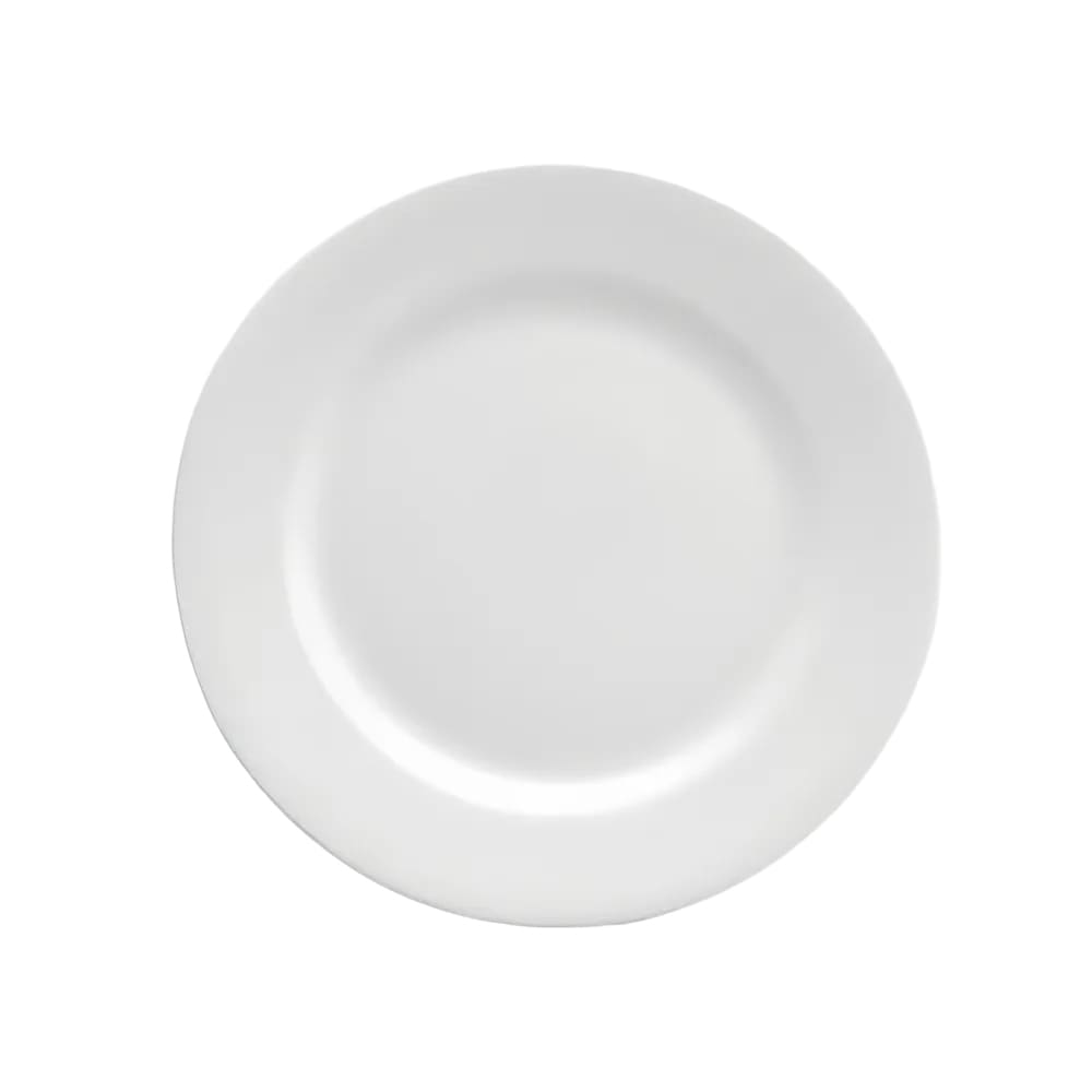 Oneida 6 3/8" Round Buffalo Plate - Porcelain, Bright White (F8010000117)