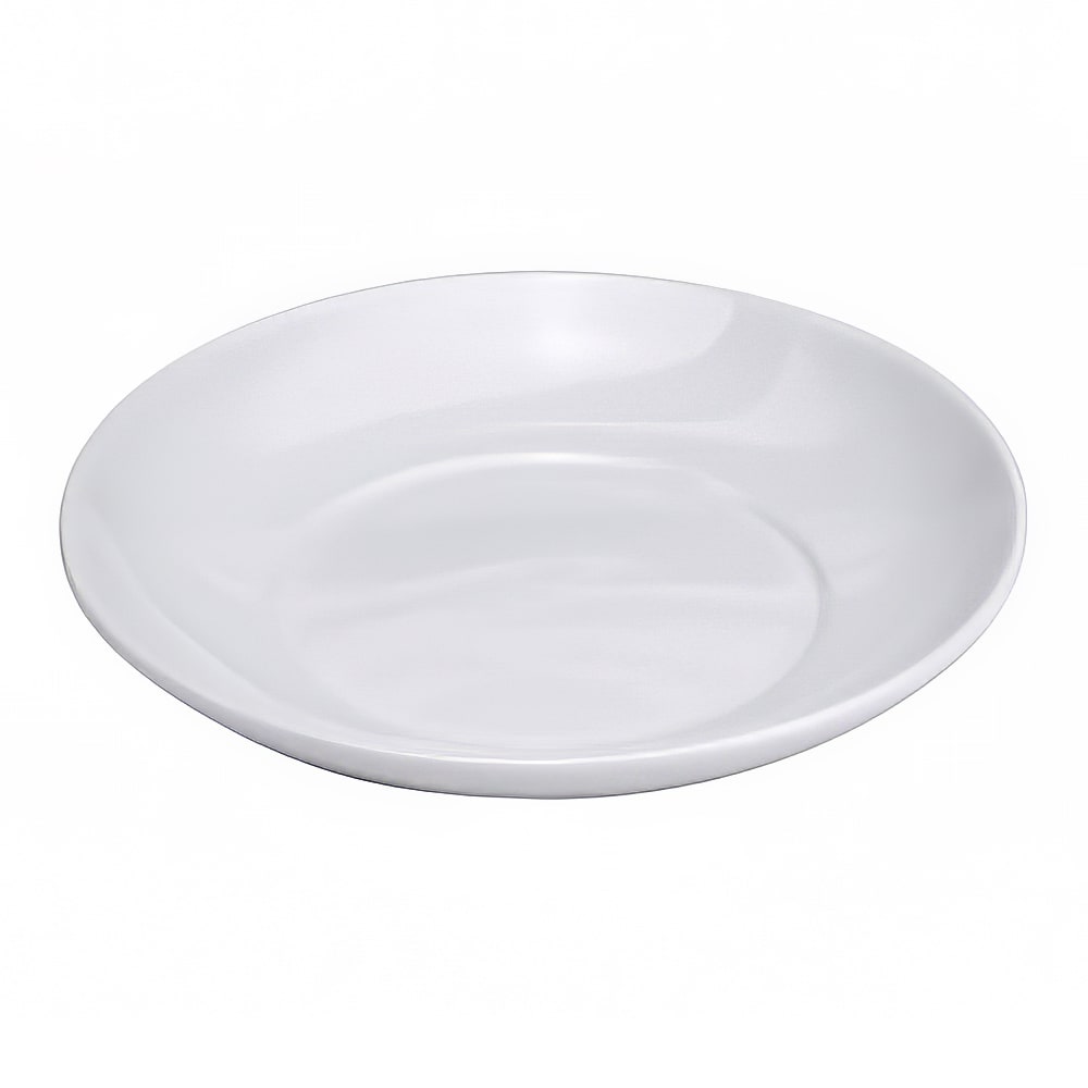 Oneida 7 7/8" Round Buffalo Euro Plate - Porcelain, Bright White (F8010000130)