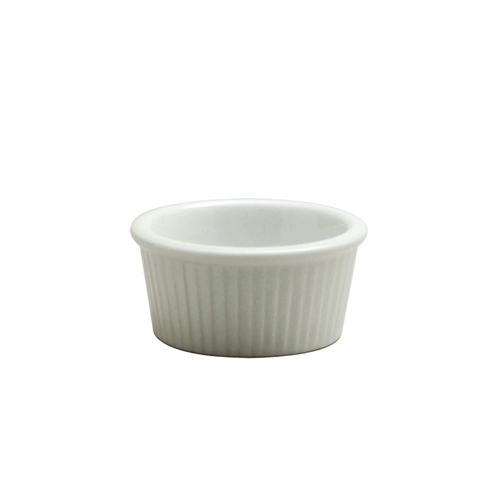 Oneida 3 oz Round Ramekin - Porcelain, Bright White (F8010000614)