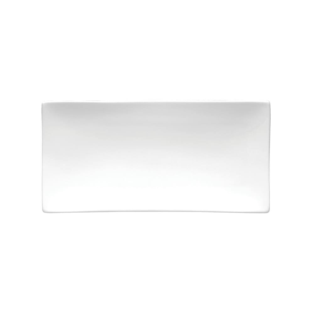 Oneida Buffalo Rectangular Sushi Platter - 11" x 5 1/4", Porcelain, Bright White (F8010000859)