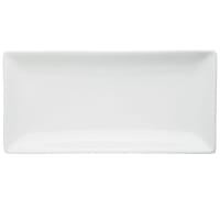 Oneida Rectangular Buffalo Sushi Platter - 15" x 7 1/4", Porcelain, Bright White (F8010000891) thumbnail 2