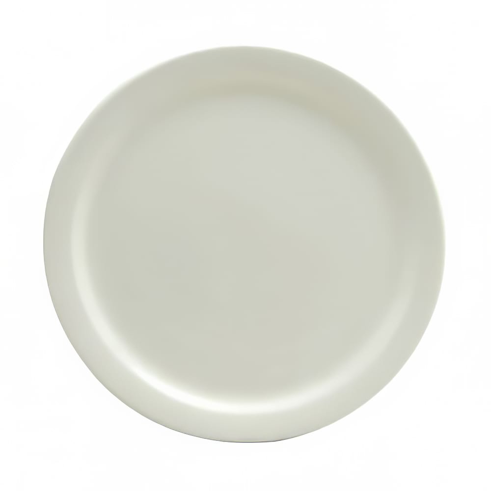 Oneida 6 1/2" Round Buffalo Plate - Porcelain, Cream White (F9000000119)
