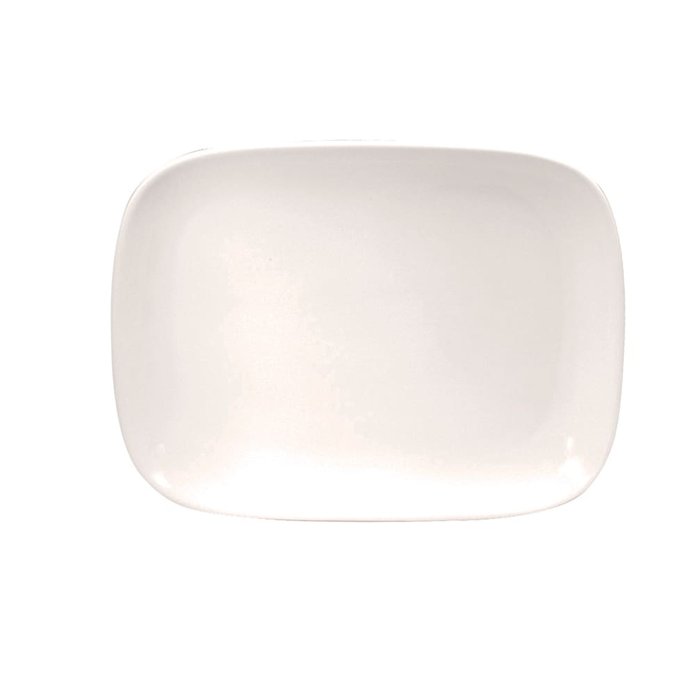 Oneida Rectangular Buffalo Platter - 12 5/8" x 10 3/4", Porcelain, Cream White (F9000000368S)