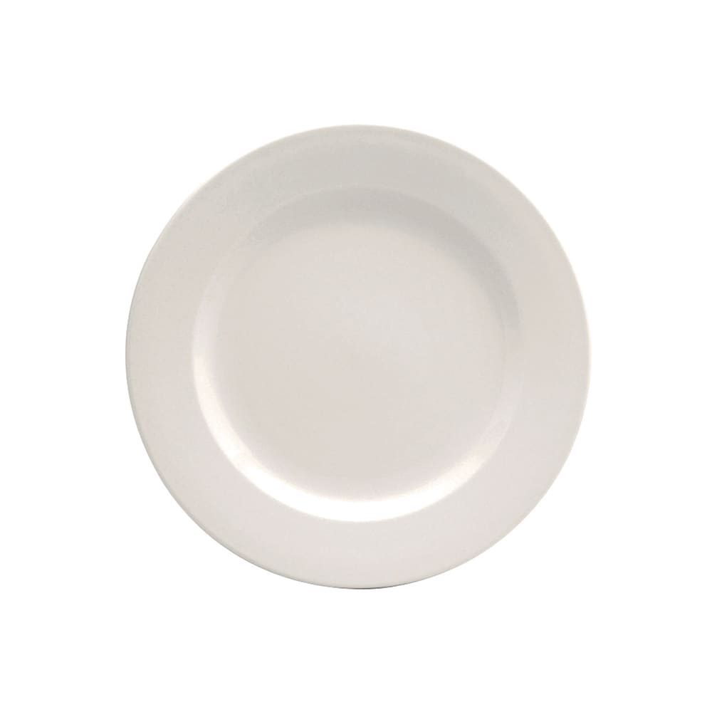 Oneida 7 1/8" Round Buffalo Plate - Porcelain, Cream White (F9010000124)