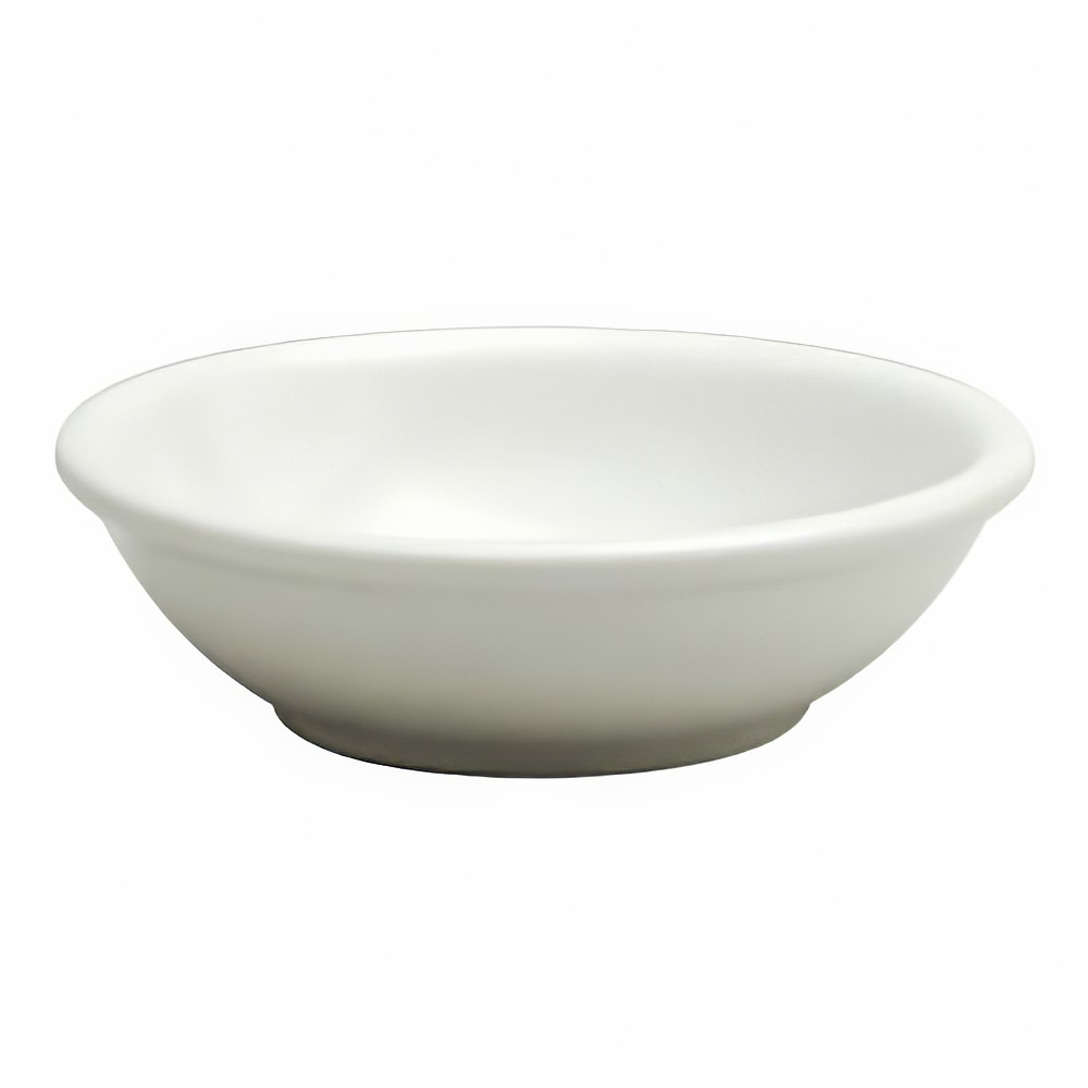 Oneida 7 1/4 oz Round Buffalo Fruit Bowl - Porcelain, Cream White (F9010000711)