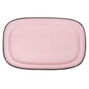 Oneida 10" x 6" Rectangular Tin Tin™ Platter - Porcelain, Pink (L2101003350) thumbnail 2