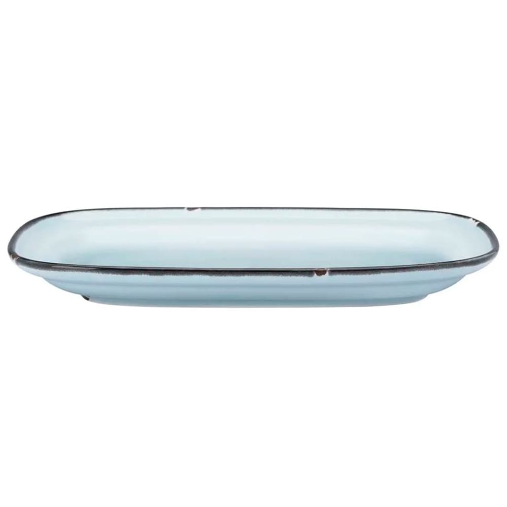 Oneida 10" x 6" Rectangular Tin Tin™ Platter - Porcelain, Green (L2104009350)