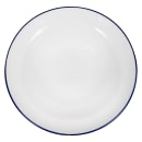 Oneida 12 oz Round Tin Tin™ Rim Soup Bowl - Porcelain, White & Blue (L2105008797) thumbnail 3