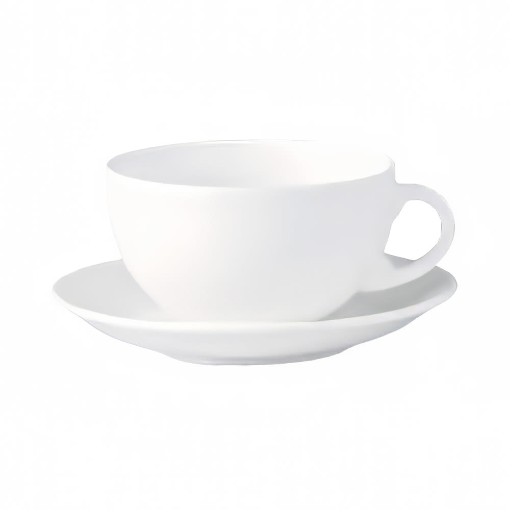 Oneida 11 1/2 oz Verge Cappuccino Cup - Porcelain, Warm White (L5800000560)