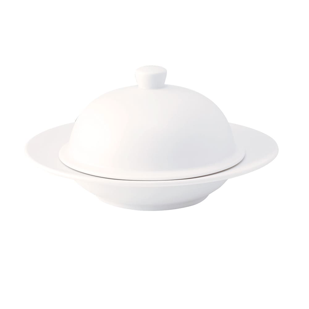 Oneida 24 1/4 oz Round Pasta/Entrée Bowl - Porcelain, Warm White (L5800000790)