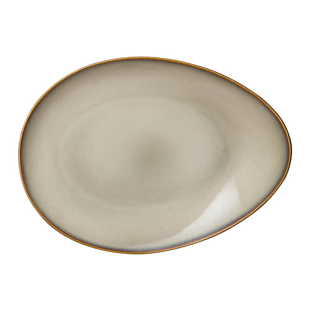 Oneida 14" Oval Rustic Eclipse Plate - Porcelain, Sama (L6753066385)