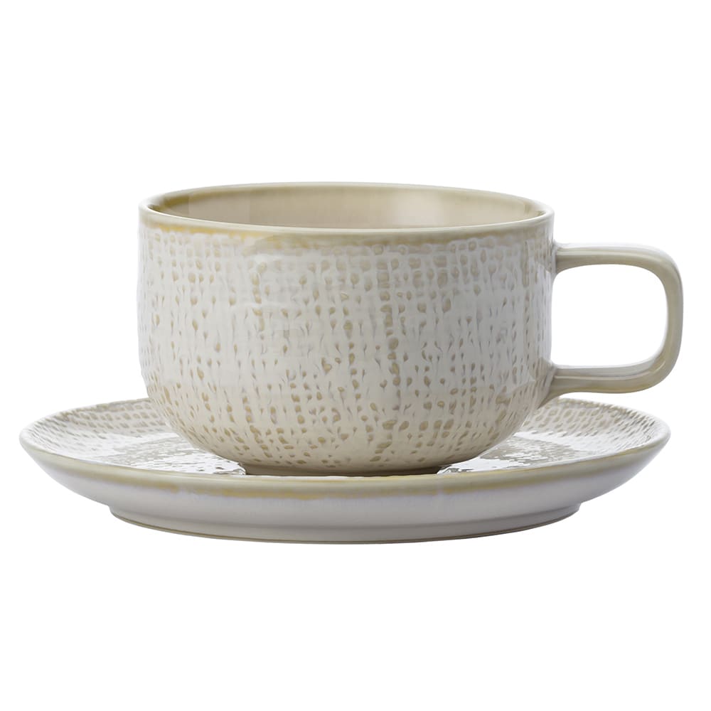 Oneida 5 1/2" Round Knit Saucer - Porcelain, White (L6800000500)