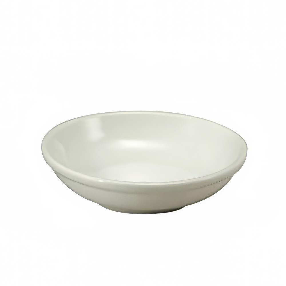 Oneida 4 oz Fusion Sauce Dish - Porcelain, Bright White (R4020000952)