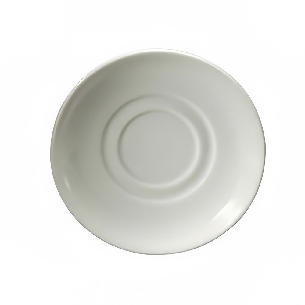 Oneida 4 3/4" Round Royale A.D. Saucer - Porcelain, Bright White (R4220000505)
