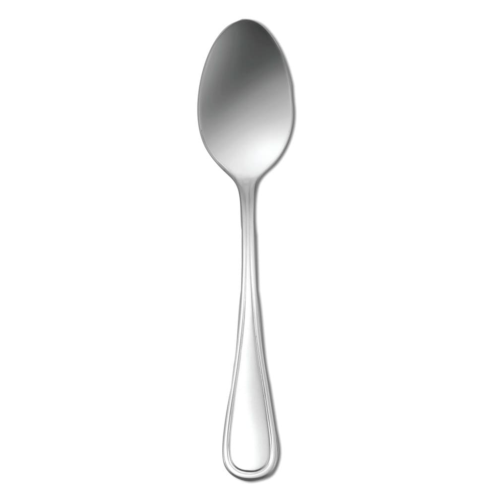 Oneida 7 1/4" Soup/Dessert Spoon with 18/10 Stainless Grade, New Rim Pattern (T015SDEF)