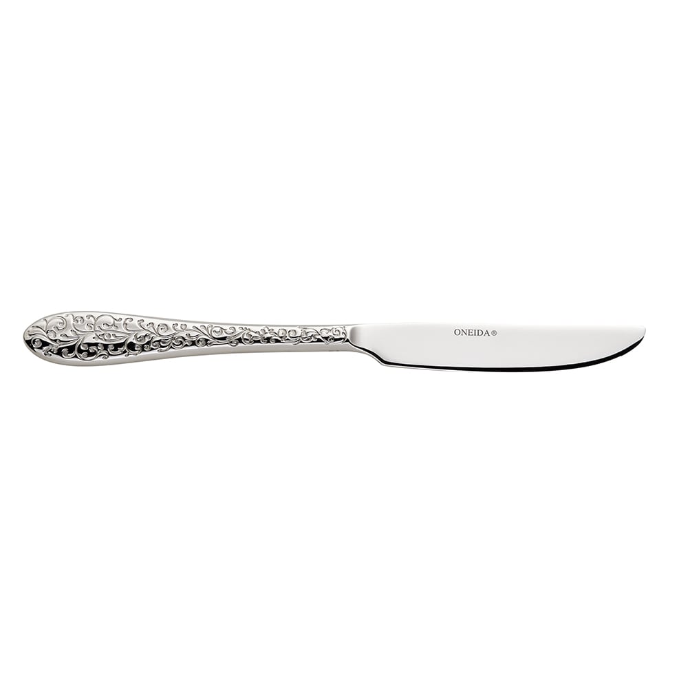 Oneida 7" Butter Knife with 18/10 Stainless Grade, Ivy Flourish Pattern (T638KBVF)