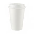 Dixie 2346W 16 oz Disposable Hot Cup - Paper, White thumbnail 2