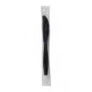 Dixie PKH53C 7" Heavy Weight Disposable Knife - Polypropylene, Black thumbnail 3
